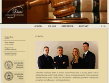Tablet Screenshot of advokatzlatic.com